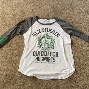 Harry Potter Slytherin 3/4 Tee